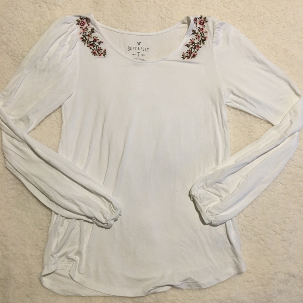 White soft and sexy shirt